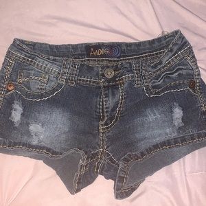 Angels jean shorts